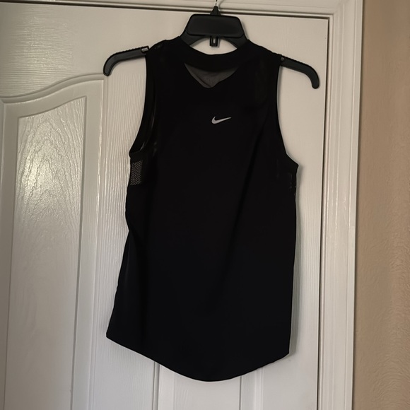 Nike Women's Black Muscle Tee - Picture 2 of 2